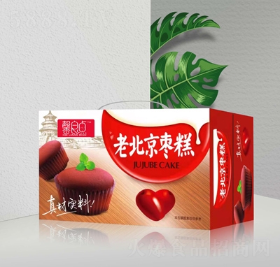 馨良點老北京棗糕早餐休閑食品禮盒招商代理
