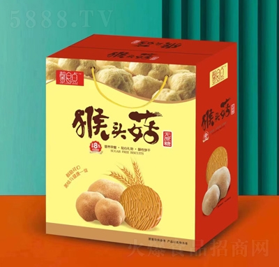 馨良點猴頭菇餅干禮盒招商代理