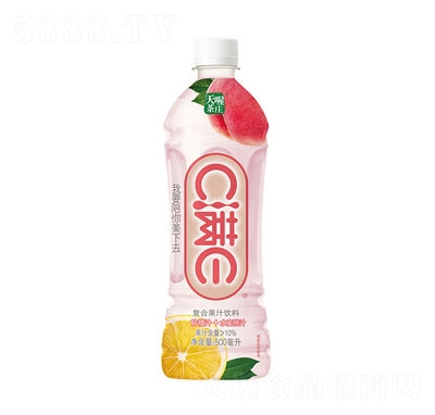 天喔c滿e桃子果汁夏季飲料冷飲招商