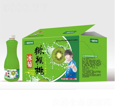 一品云臺(tái)冰菊獼猴桃汁飲料益生菌發(fā)酵1.22升X8瓶
