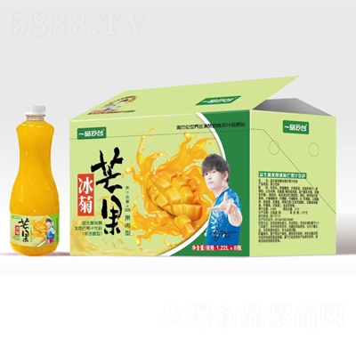 一品云臺(tái)冰菊芒果汁飲料益生菌發(fā)酵1.22升X8瓶