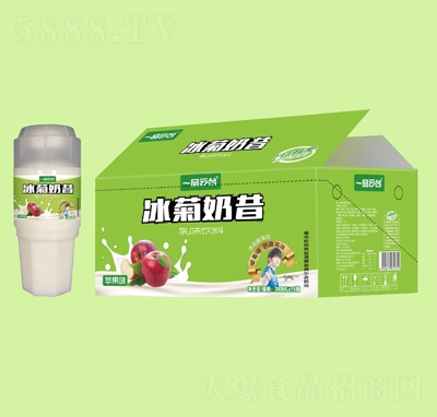 一品云臺(tái)冰菊奶昔蘋(píng)果味乳味飲料380mlX15瓶