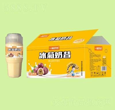 一品云臺(tái)冰菊奶昔百香果味乳味飲料380mlX15瓶