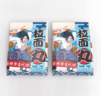 火影一樂拉面丸香脆海苔風(fēng)味方便面