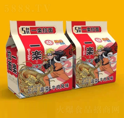 一樂拉面蔬菜牛肉風(fēng)味方便速食食品
