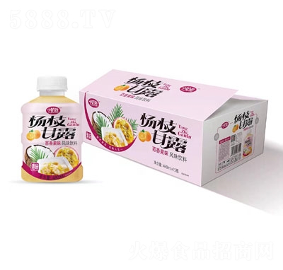 小奶包楊枝甘露百香果味風(fēng)味飲料2022飲品招商代理480ml×15瓶