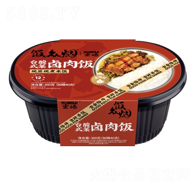 宏綠飯眾煙酸菜鹵肉現(xiàn)蒸現(xiàn)煮米飯360克（加贈(zèng)40克）