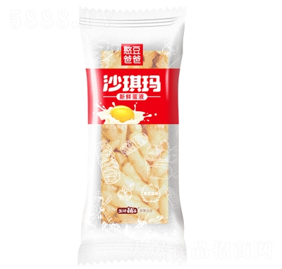 憨豆爸爸沙琪瑪新鮮蛋液散稱早餐糕點辦公室零食
