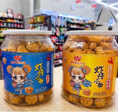 胖丫丫蝦仔面蔥香味+香辣味285克