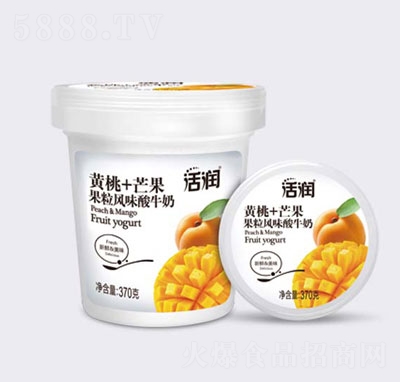 新希望天香活潤黃桃+芒果果粒風(fēng)味酸牛奶