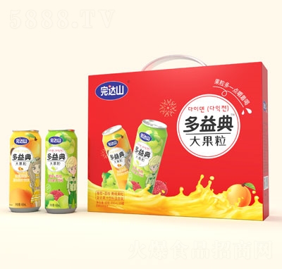完達山多益典大果肉果粒復(fù)合果汁飲料招商