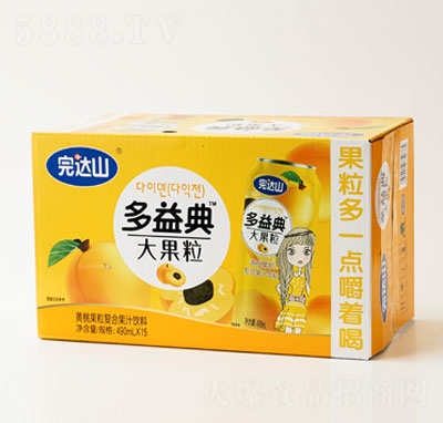 完達山多益典黃桃果粒復(fù)合果汁飲料果粒果汁