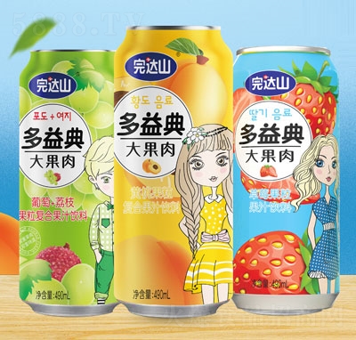 完達山多益典大果肉果粒復(fù)合果汁飲料