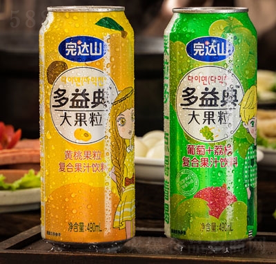 完達山多益典大果肉果粒復(fù)合果汁