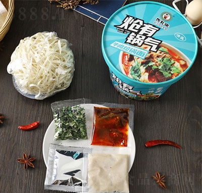 阿凡提牛肉熗鍋面方便食品