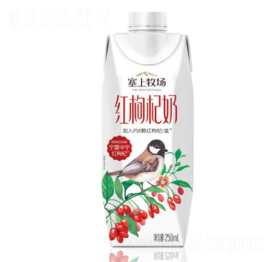 夏進塞上牧場紅枸杞奶250ml