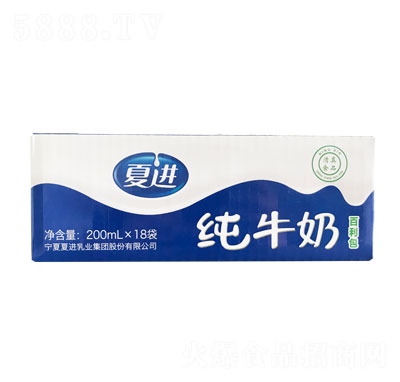 夏進純牛奶200mlX18