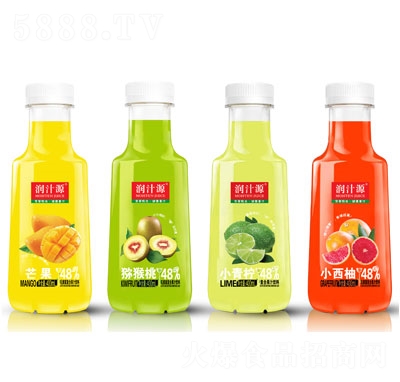 潤汁源復(fù)合果汁飲料多種口味400ml夏季飲品招商
