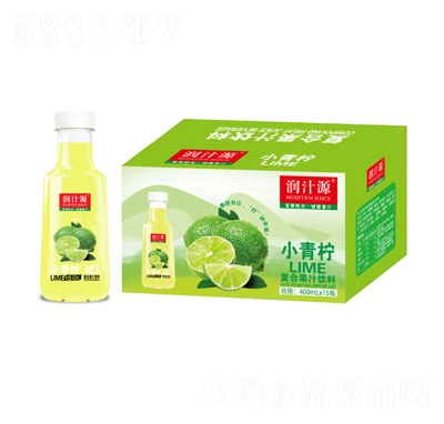 潤汁源小青檸乳酸菌復(fù)合果汁飲料400mlX15瓶夏季飲品招商