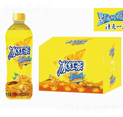 冰力十足冰紅茶檸檬紅茶飲品500mlX15瓶夏季飲品招商代理
