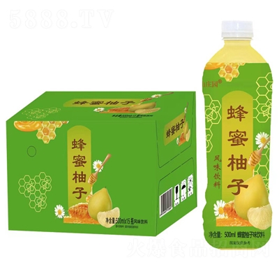 陶山莊園蜂蜜柚子風(fēng)味飲料500mlX15瓶夏季飲品招商代理