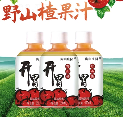 陶山莊園野山楂果汁風(fēng)味飲料350ml
