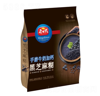名士威700克手磨牛奶芝麻糊沖飲品