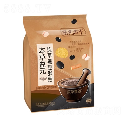 名士威本草益元煉草黑豆猴菇?jīng)_飲品