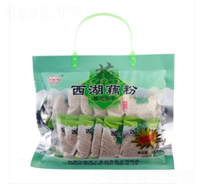 萬事隆西湖杭州特產(chǎn)藕桂花蓮子速溶純藕粉即食營養(yǎng)420克袋