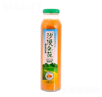 沙漠之花沙棘汁夏季果汁低脂肪飲料內(nèi)蒙特產(chǎn)沙棘果飲玻璃瓶裝