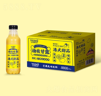 玉川果先生楊枝甘露芒果乳味飲料500ml
