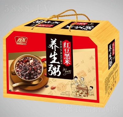 尚友紅豆黑米養(yǎng)生粥方便速食粥招商禮盒
