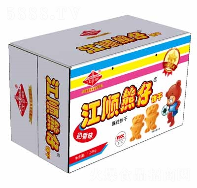 江順熊仔餅干零食代理休閑食品