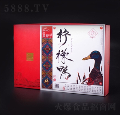 菜幫子檸檬鴨肉500g罐裝休閑零食