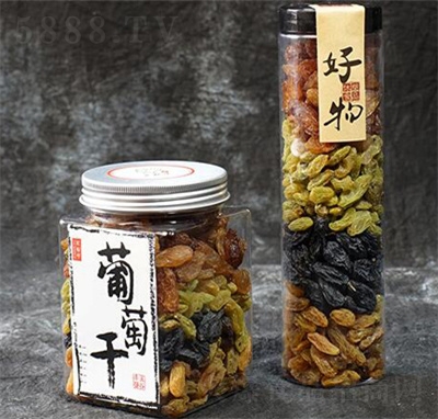 菜幫子葡萄干長(zhǎng)形罐裝休閑零食