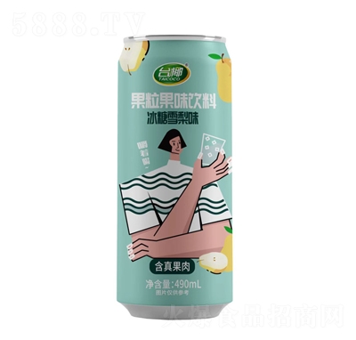 臺(tái)椰果粒果味飲料冰糖雪梨味490ml