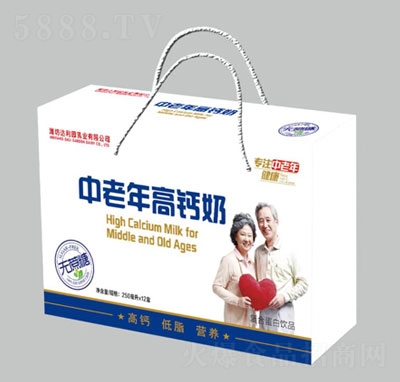 中老年高鈣奶復(fù)合蛋白飲品250mlX12盒