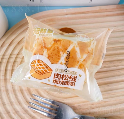 焙知多肉松絨焗燒面包散裝稱重