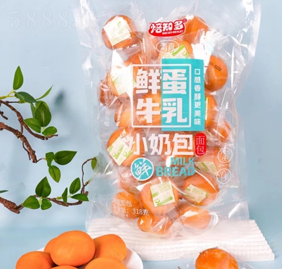 焙知多鮮蛋牛乳小奶包面包318g