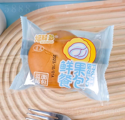 焙知多鮮果餐包藍莓面包散裝稱重