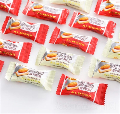 上口佳牛奶杏仁糖巴旦木糖果散裝硬糖零食兒童結(jié)婚喜糖