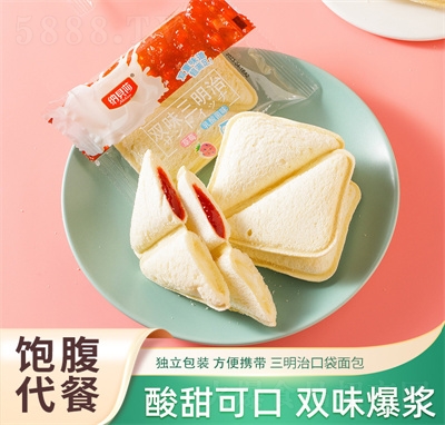 上口佳乳三明治面包早餐夾心甜品營(yíng)養(yǎng)糕點(diǎn)草莓味