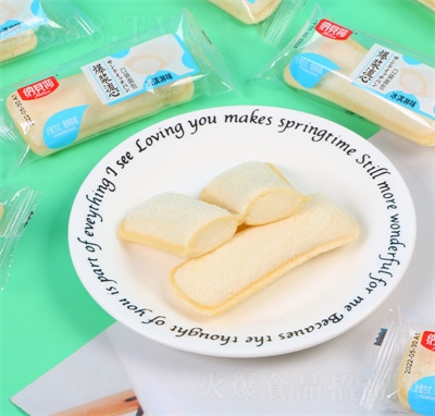 上口佳乳酸菌早餐軟面包冰淇淋夾心蛋糕點(diǎn)心零食招商