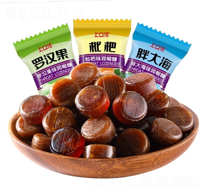 上口佳潤(rùn)喉糖薄荷糖清涼糖散裝糖果批發(fā)硬糖食品招商
