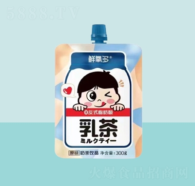 鮮氧多乳茶原味奶茶飲品300g