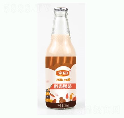 豪園醇香奶茶300ml