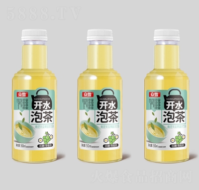 眾雪青提茉莉果味茶飲料560ml