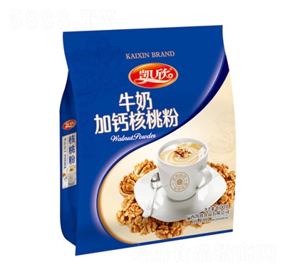 凱欣牛奶加鈣核桃粉沖飲品招商
