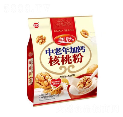 凱欣中老年加鈣核桃粉沖調(diào)品