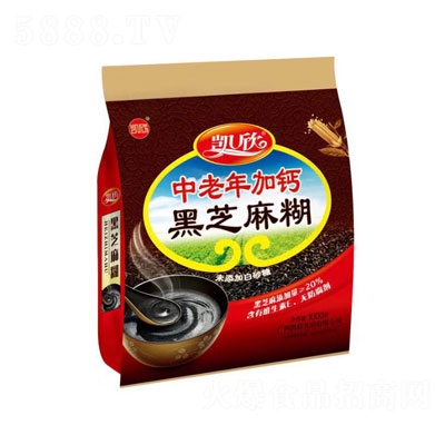 凱欣中老年加鈣黑芝麻糊沖飲品招商